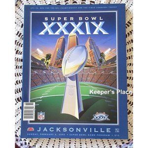 New England Patriots NFL Super Bowl 2005 Football Collectible Program XX…